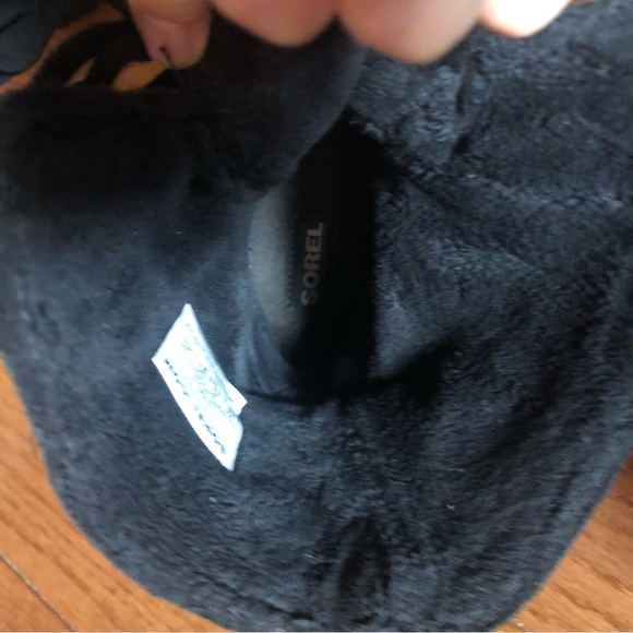 ❤️SOREL Black Winter Fancy Lace II Boots Size 8.5 - Picture 13 of 14